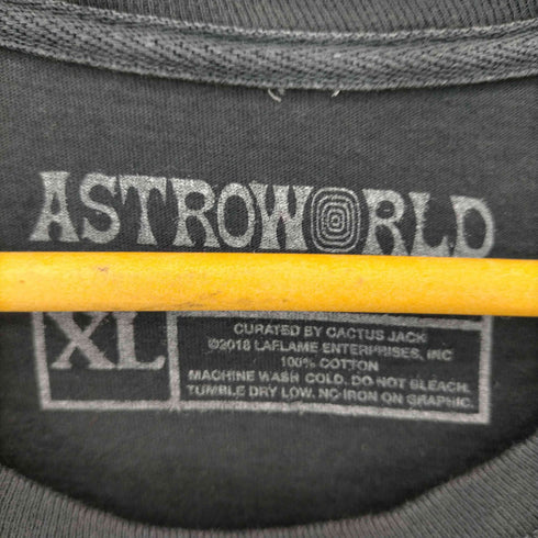 アストロワールド ASTROWORLD WISH YOU WE RE HERE オーバーサイズロングスリーブTシャツ メンズ import:XL